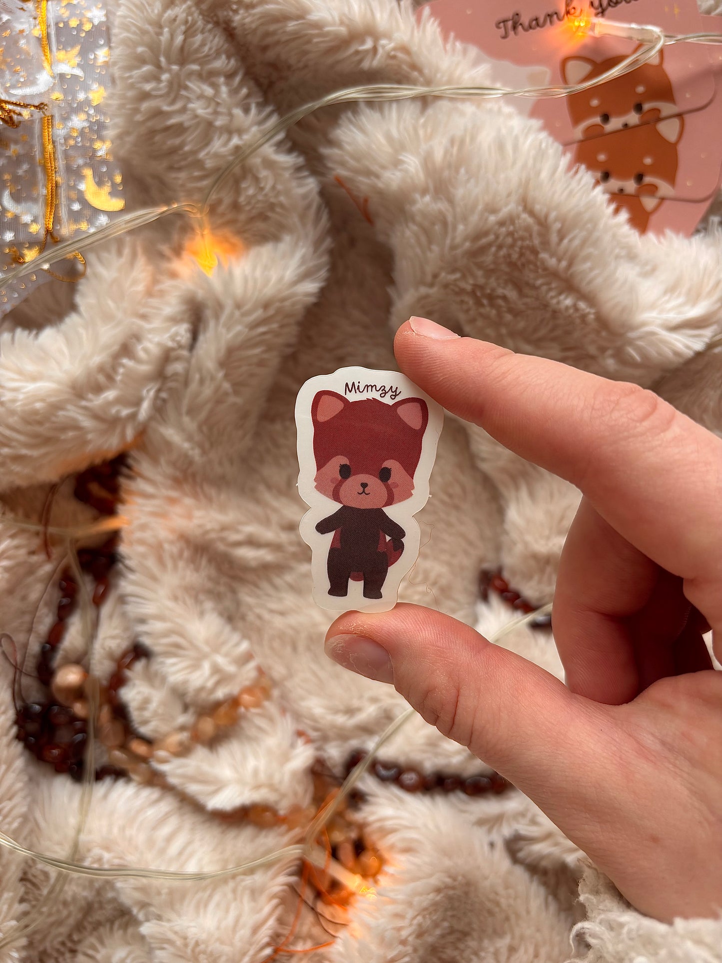 Sticker Mimzy, the red panda